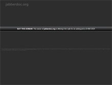 Tablet Screenshot of jabberdoc.org